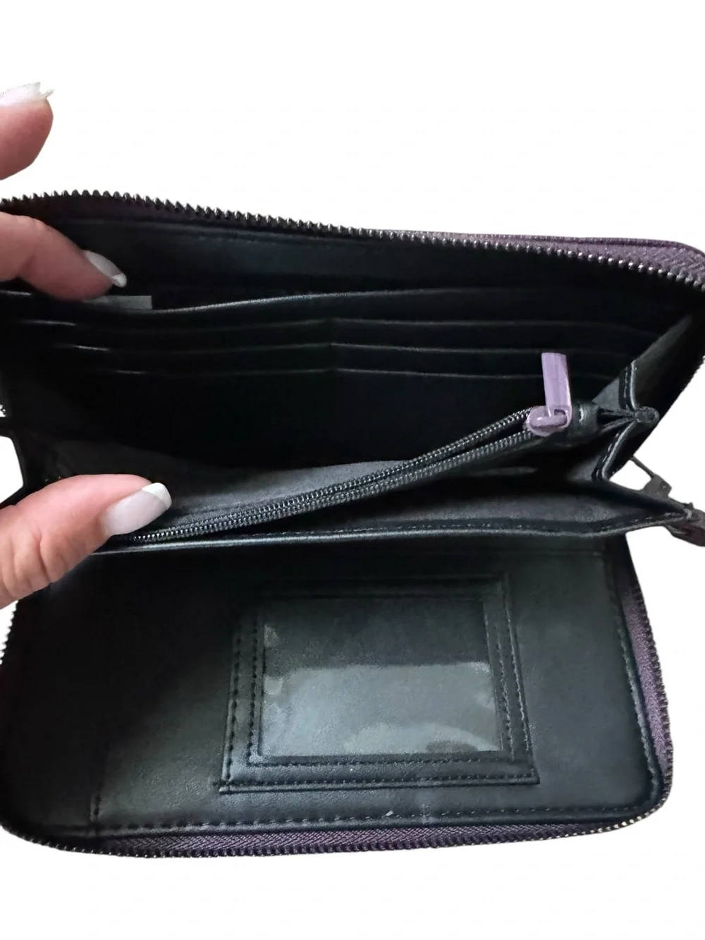 Betsey Johnson Deep Purple Zip-Around Wallet